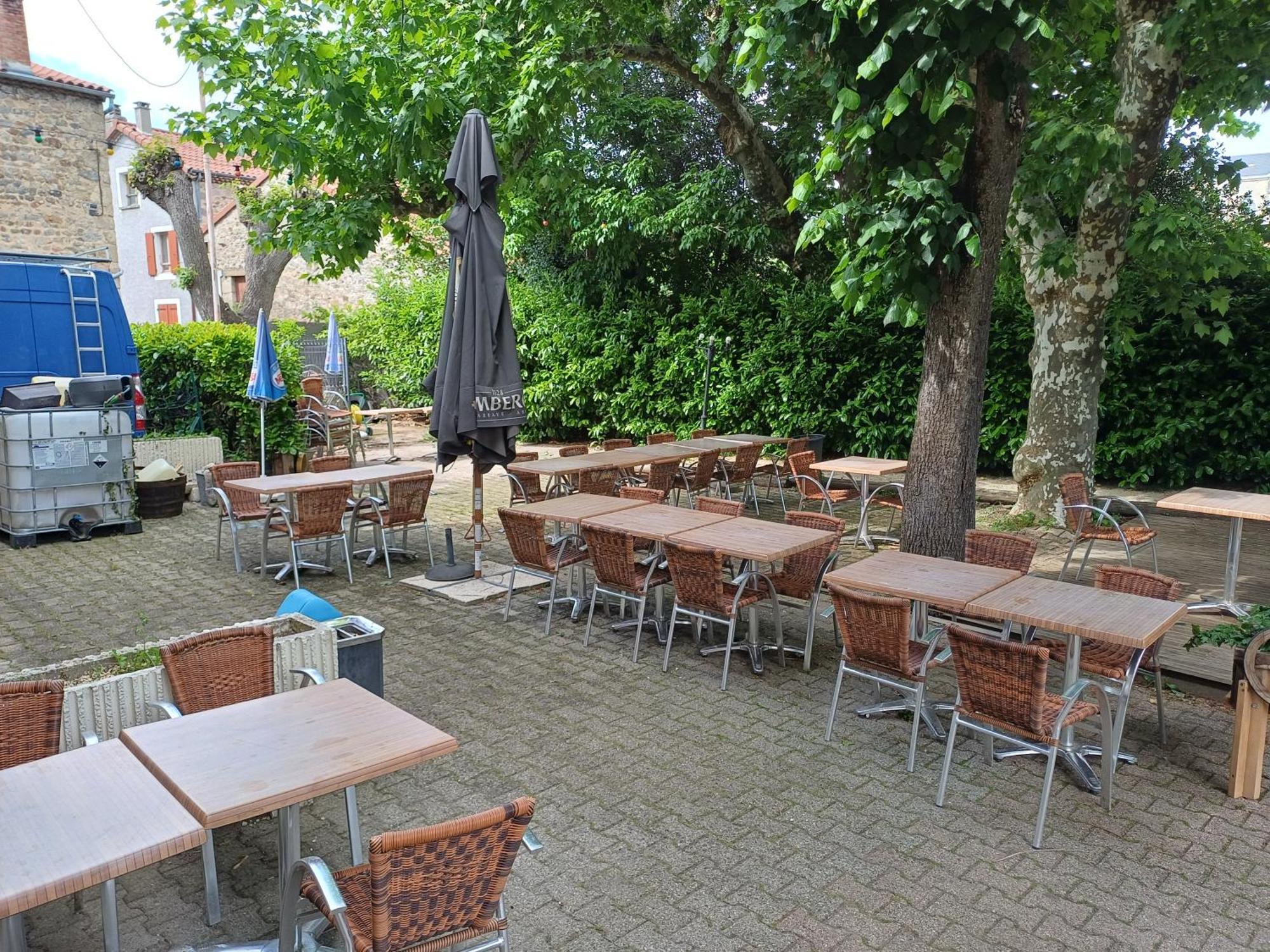 Auberge Des Platanes Villevocance Luaran gambar